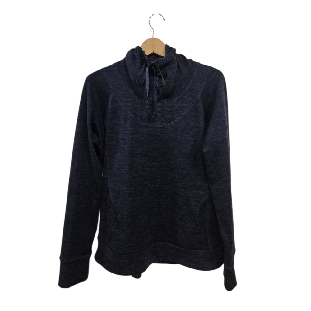 Kuhl Navy Blue Cowl Neck Sweatshirt